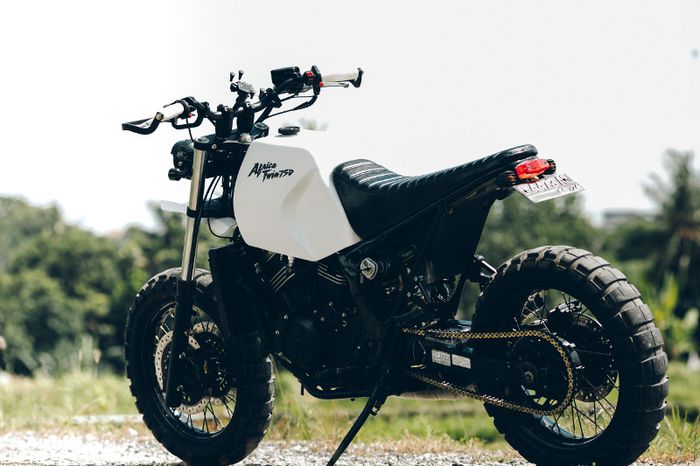 Konsepnya modifikasi scrambler