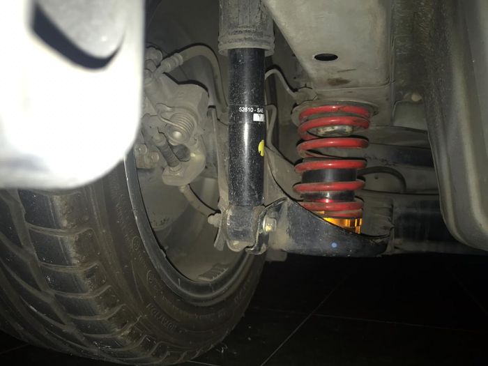 Saat ini sudah pakai suspensi coilover custom