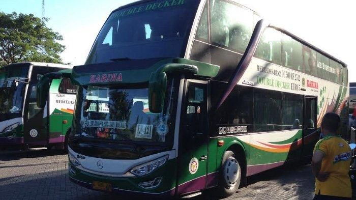 Salah satu armada milik PO Lorena yang akan difungsikan sebagai bus Trans Jawa rute Surabaya-Jakarta. 