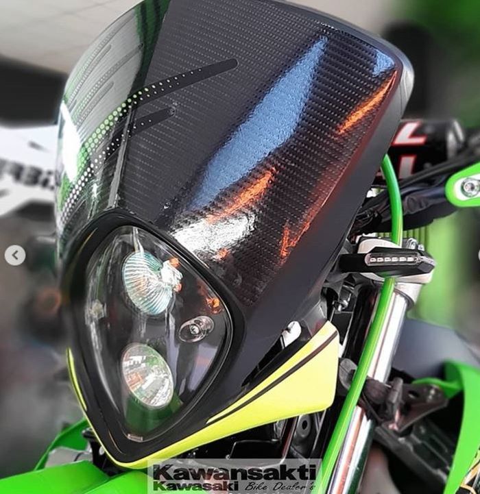 Headlamp Kawasaki KLX 230 berubah