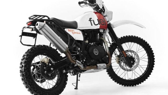 Kesan enduro kuat terpancar dari motor ini