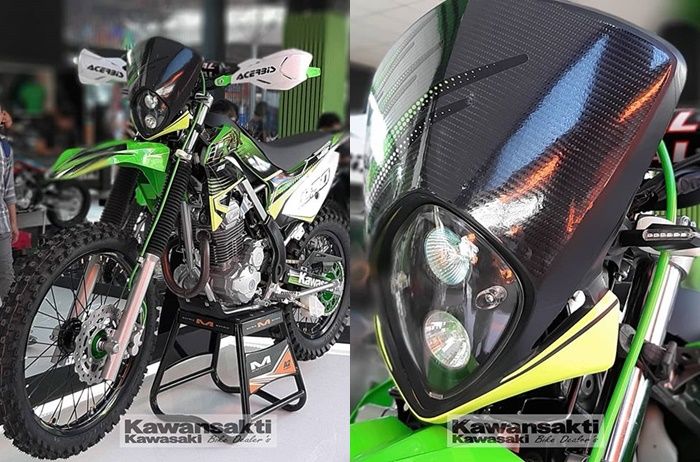 Kawasaki KLX 230 sudah dimodifikasi full Acerbis