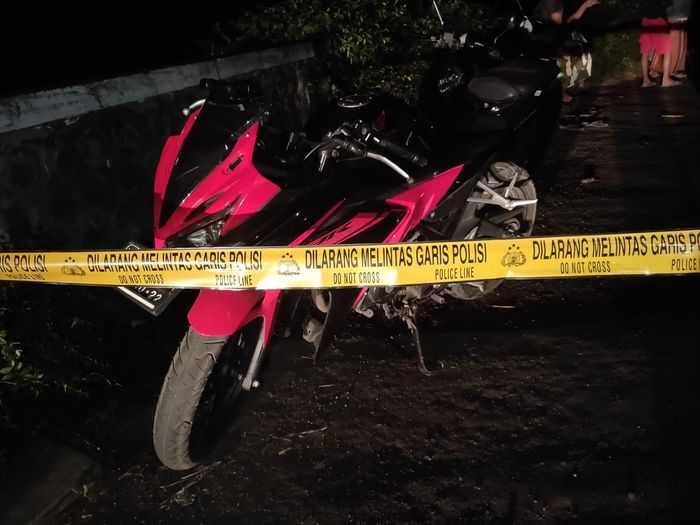 Motor Honda CBR milik Korban pembegalan di Lumajang