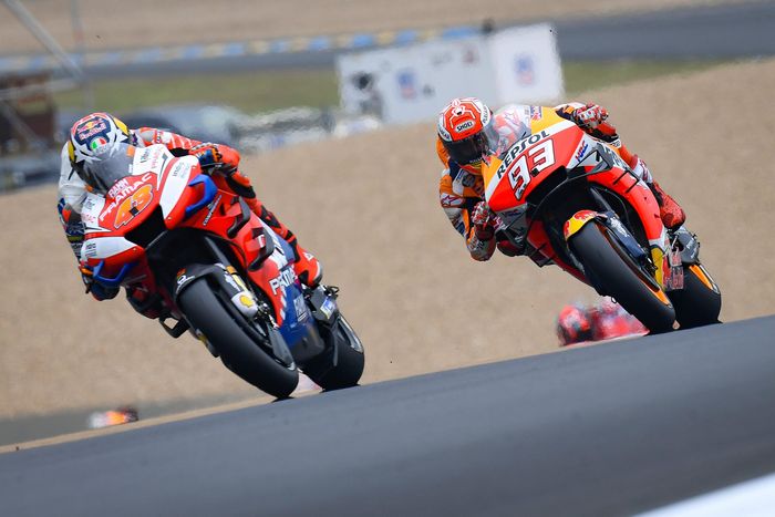 Jack Miller dan Marc Marquez sempat bertarung di MotoGP Prancis 2019