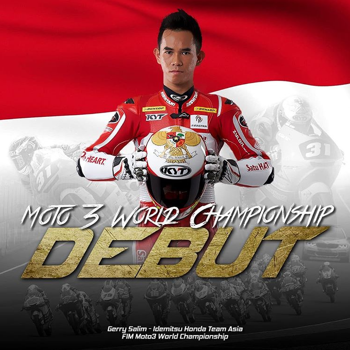 Gerry Salim tampil di Moto3 Italia 2019, di sirkuit Mugello