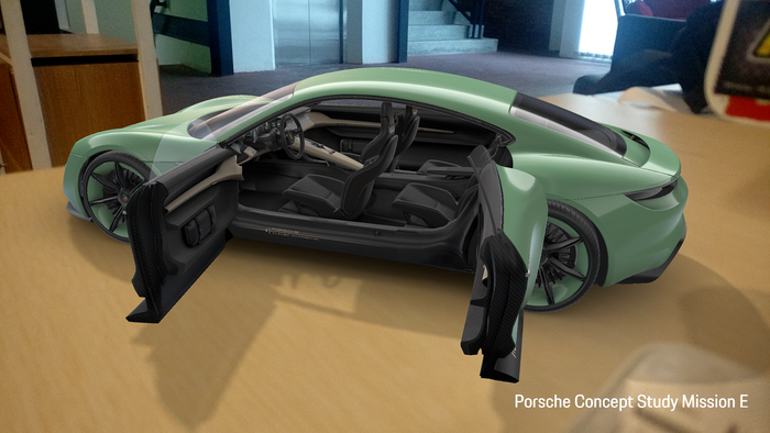 Interior Porsche E Concept Virtual