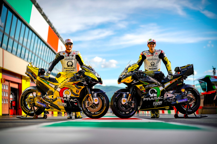 Tim Pramac tampil dengan livery spesial di MotoGP Italia