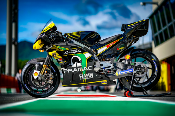 Tim Pramac tampil dengan livery spesial di MotoGP Italia