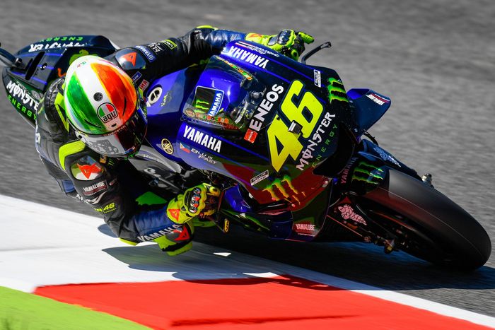 Valentino Rossi tak bisa berbuat banyak di kualifikasi MotoGP Italia 2019