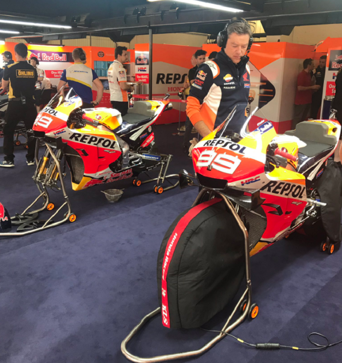 Penampakan motor Jorge Lorenzo di MotoGP Catalunya