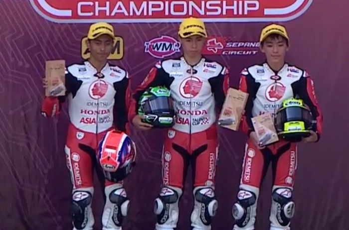 Afridza Syach raih podium di Asia Talent Cup 2019