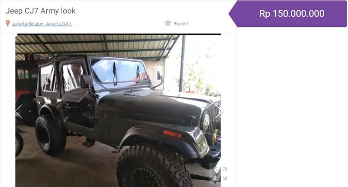 Jeep CJ-7 Army Look