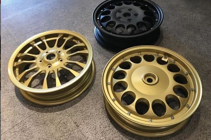 Pilihan pelek motor vespa matic V-Rossi