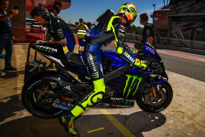 Valentino Rossi di sesi tes Catalunya (17/6)