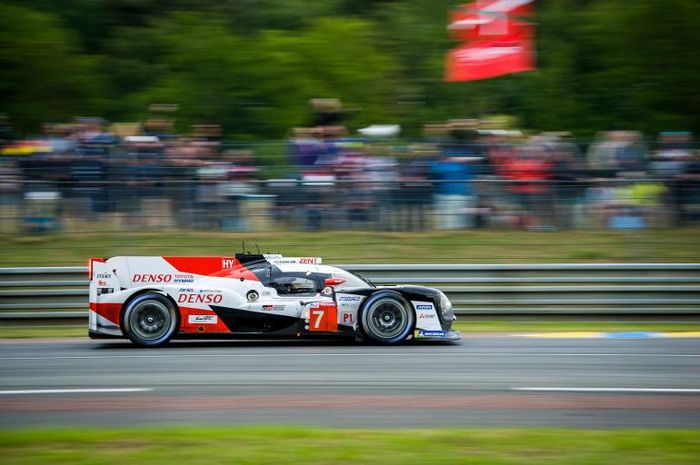 Toyota Gazoo Racing Team nomor 7 di balapan WEC 2019.