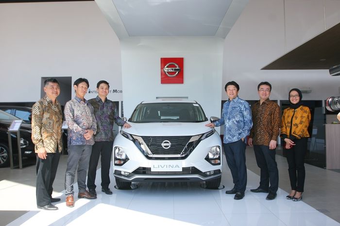 Pembukaan dealer baru Nissan dan Datsun di Rancaekek, Kabupaten Bandung, Jabar