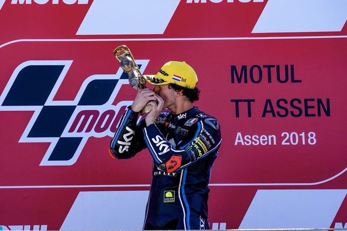 Bagnaia kembali menang di Moto2 Assen di 2018 
