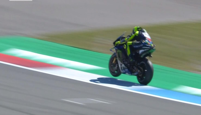Catatan waktu Valentino Rossi di FP3 MotoGP Belanda dianulir