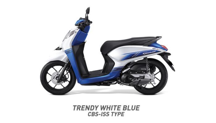 Pilihan warna Honda Genio tipe CBS ISS 