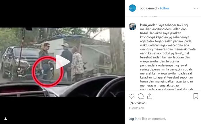 Keterangan salah satu netizen yang juga mengaku saksi dan mengaku kesaksiannya dapat dipertanggungjawabkan