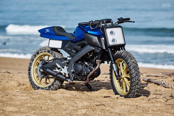 Yamaha MT-125 bergaya beach tracker