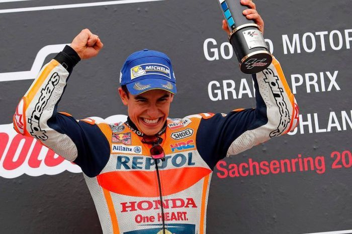 Marc Marquez sudah enam kali menang MotoGP Jerman