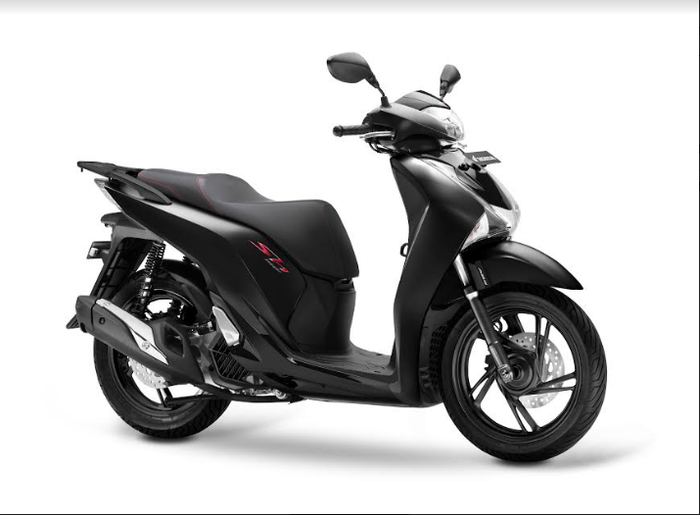 Honda SH150i dengan warna baru black mate