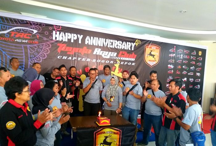 Moment tiup lilin anniversary TAC Chapter Bordep yang ke-4