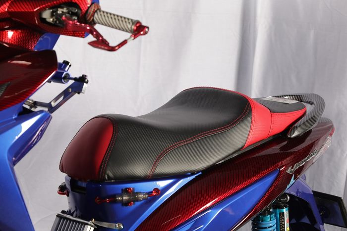 Modifikasi Vario 110 pakai jok mewah dan nyaman