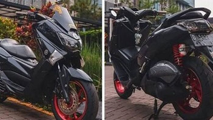 Yamaha NMAX Kevin Lee yang digondol maling