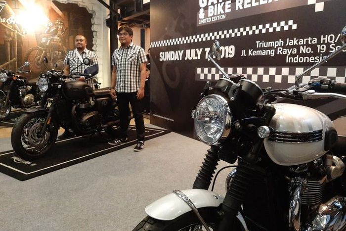 Triumph Bonneville edisi terbatas dijual di Indonesia