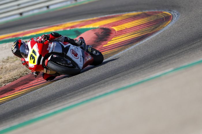 Gerry Salim alami patah tulang di sesi kualifikasi Moto2 FIM CEV Repsol Aragon (13/7)
