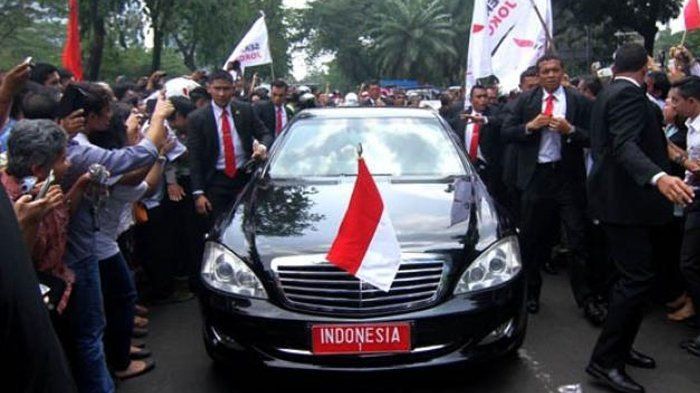Mercedes-Benz S600 Pullman Guard yang masih digunakan sebagai mobil kepresidenan Joko Widodo