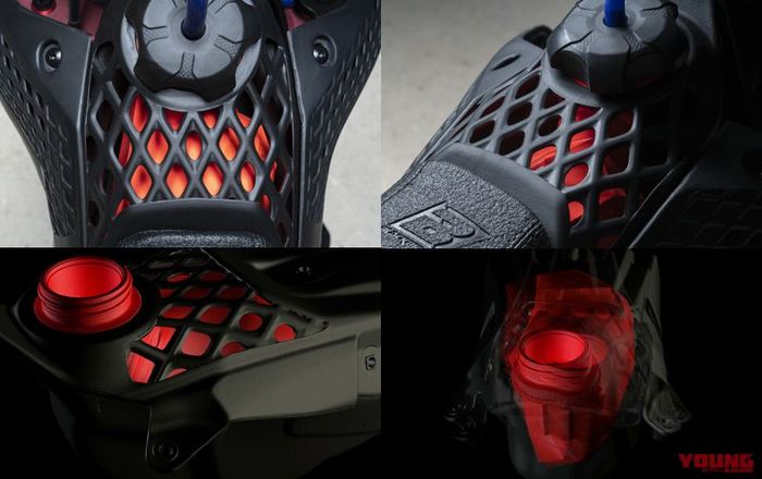 Tangkinya diberi warna merah ibarat jantung