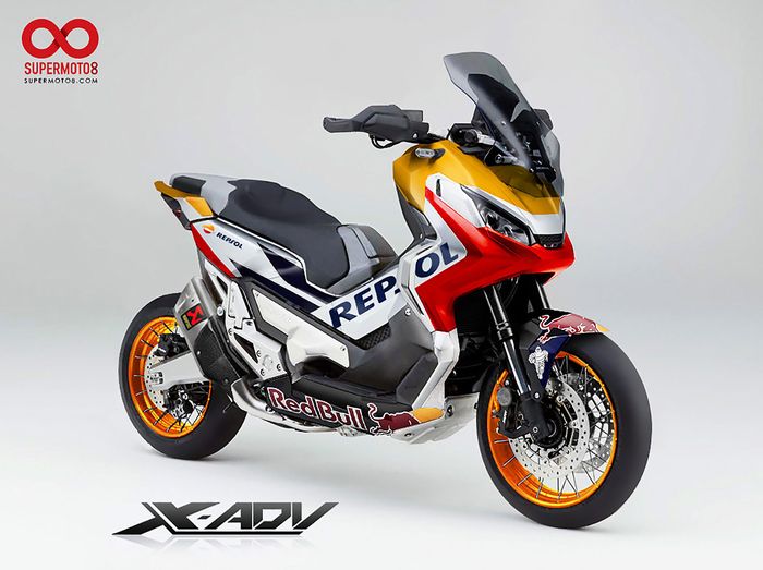 Honda X-ADV livery Repsol Honda MotoGP