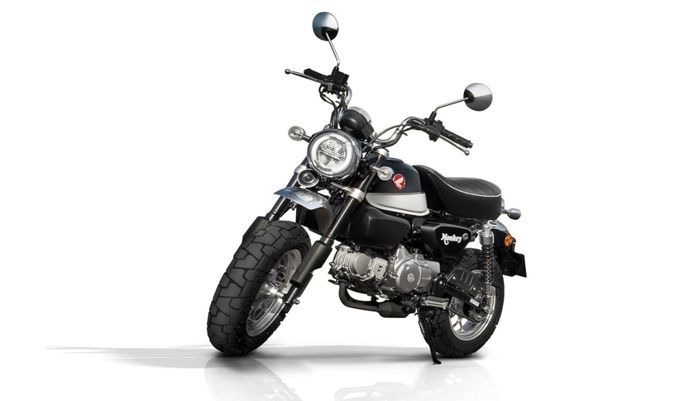 Honda Monkey warna Pearl Shining Black