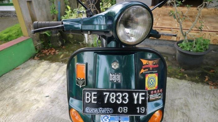 Vespa Bajaj Classic SL menjadi skuter rare