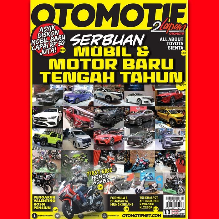 Full cover tabloid otomotif