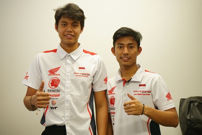 Irfan Ardiansyah (kiri) dan Lucky Hendriansya duet bareng di Suzuka 4Hours 2019