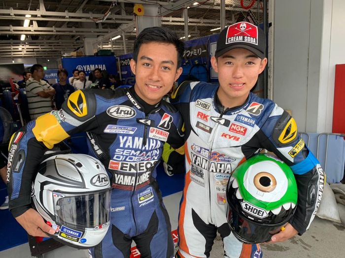 M Faerozi dan Watanuki Maiku, setim di Yamaha Indonesia &amp; Ito Racing di Suzuka 4Hours 2019