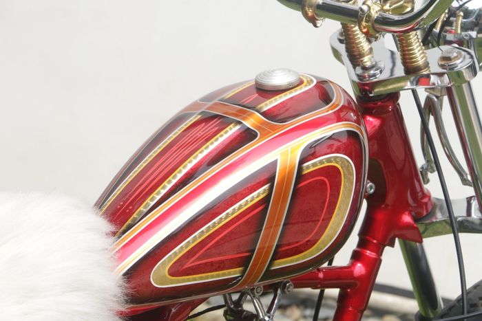 Suzuki Thunder 125 modifikasi chopper low rider