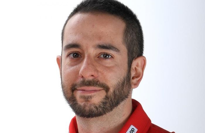 Luca Semprini bertugas sebagai press officer tim Ducati di MotoGP