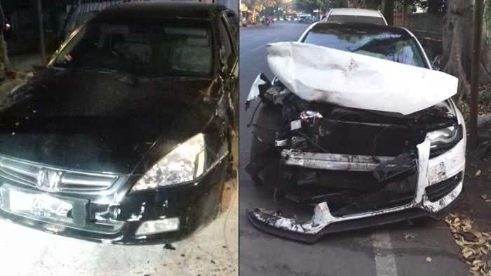 Honda Accord dan identik Audi A6 hajar dua Honda Vario hingga sebabkan satu wanita tewas di kota Malang, Jatim