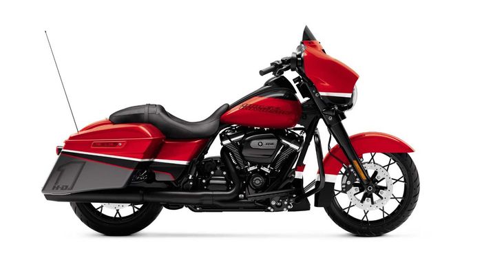 Ilustrasi balutan warna baru pada Harley-Davidson.
