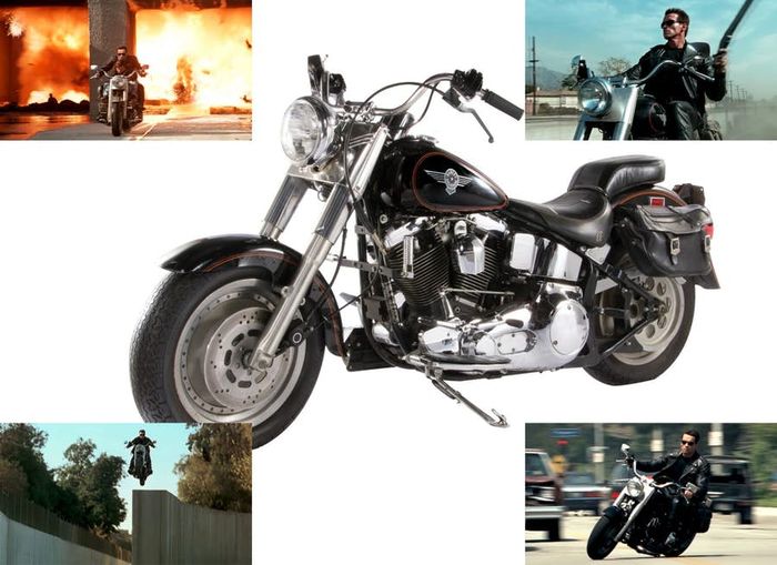 Harley-Davidson Fatboy yang ada di film Terminator 2: Judgement Day
