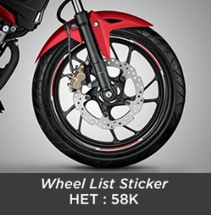 Wheel List Sticker CB150R Rp 58 ribu.