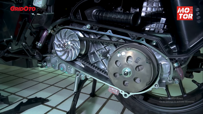 Ilustrasi CVT motor matic Honda