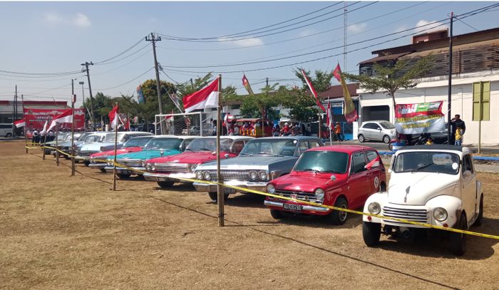 Upacara 17 Agustus di Lapangan Baturan Colomadu Karanganyar.
