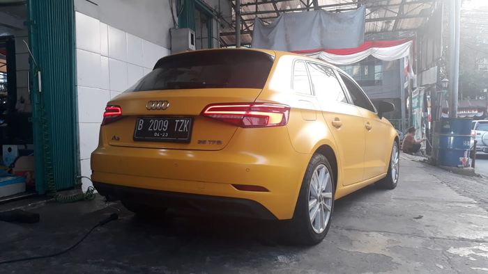 Audi A3 Sportback lagi uji emisi