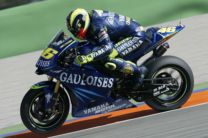 Valentino Rossi saat sudah bersama Yamaha